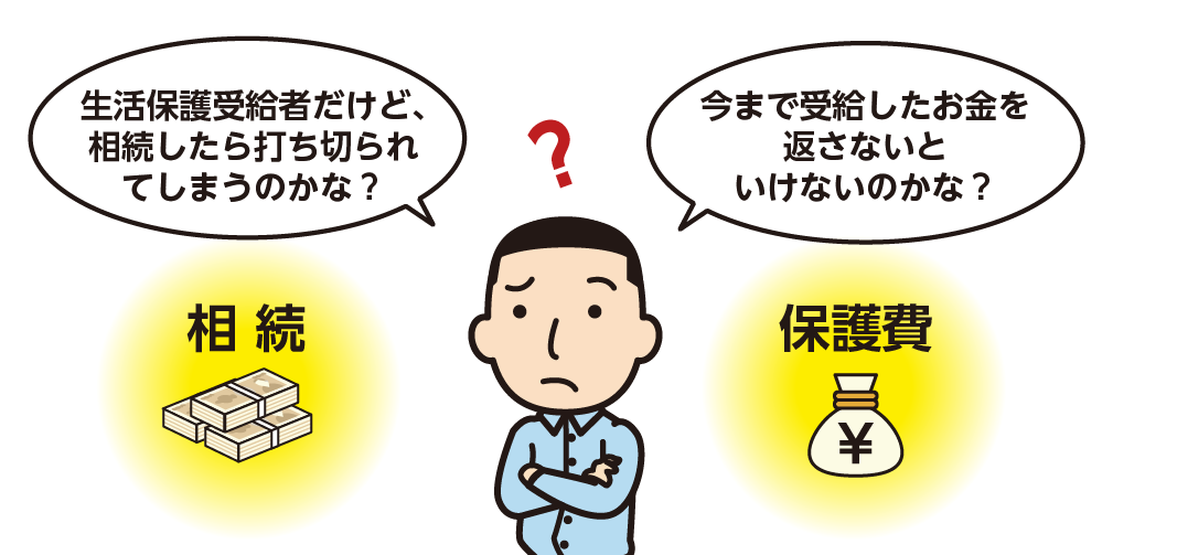 生活保護は相続により停止されるわけではない